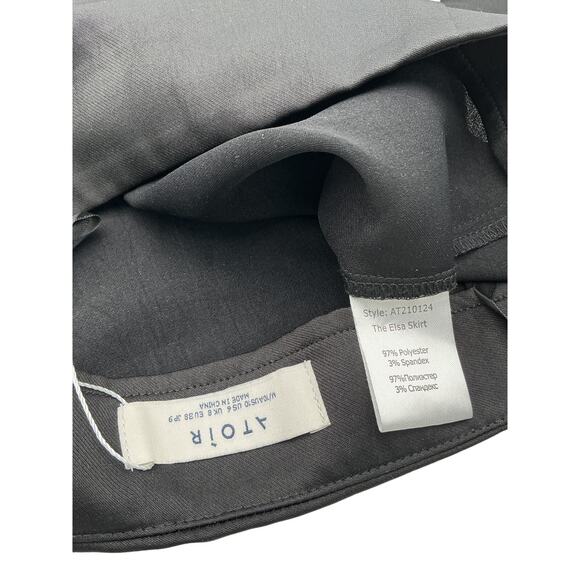 Atoir 'The Elsa' Black Poly Skirt Size 6 - Picture 4 of 4